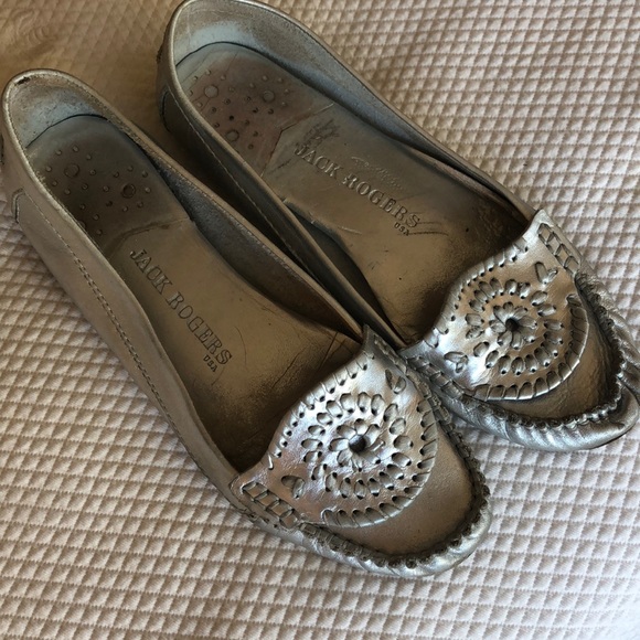 Jack Rogers Silver Flats - Picture 4 of 6